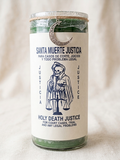 Santa Muerte Court Case Justice Jumbo Candle | Justicia | Fixed Veladora Preparada | Legal Problems & Trials