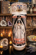Santa Muerte La Blanca Fixed Limpias Cleansing Candle| remove curses|