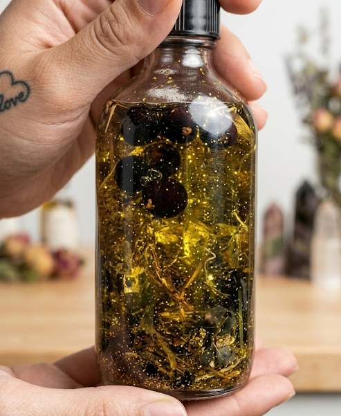 Santa Muerte Abre Camino Oil | Open Roads Spell Oil | Remove Obstacles & Attract Opportunities