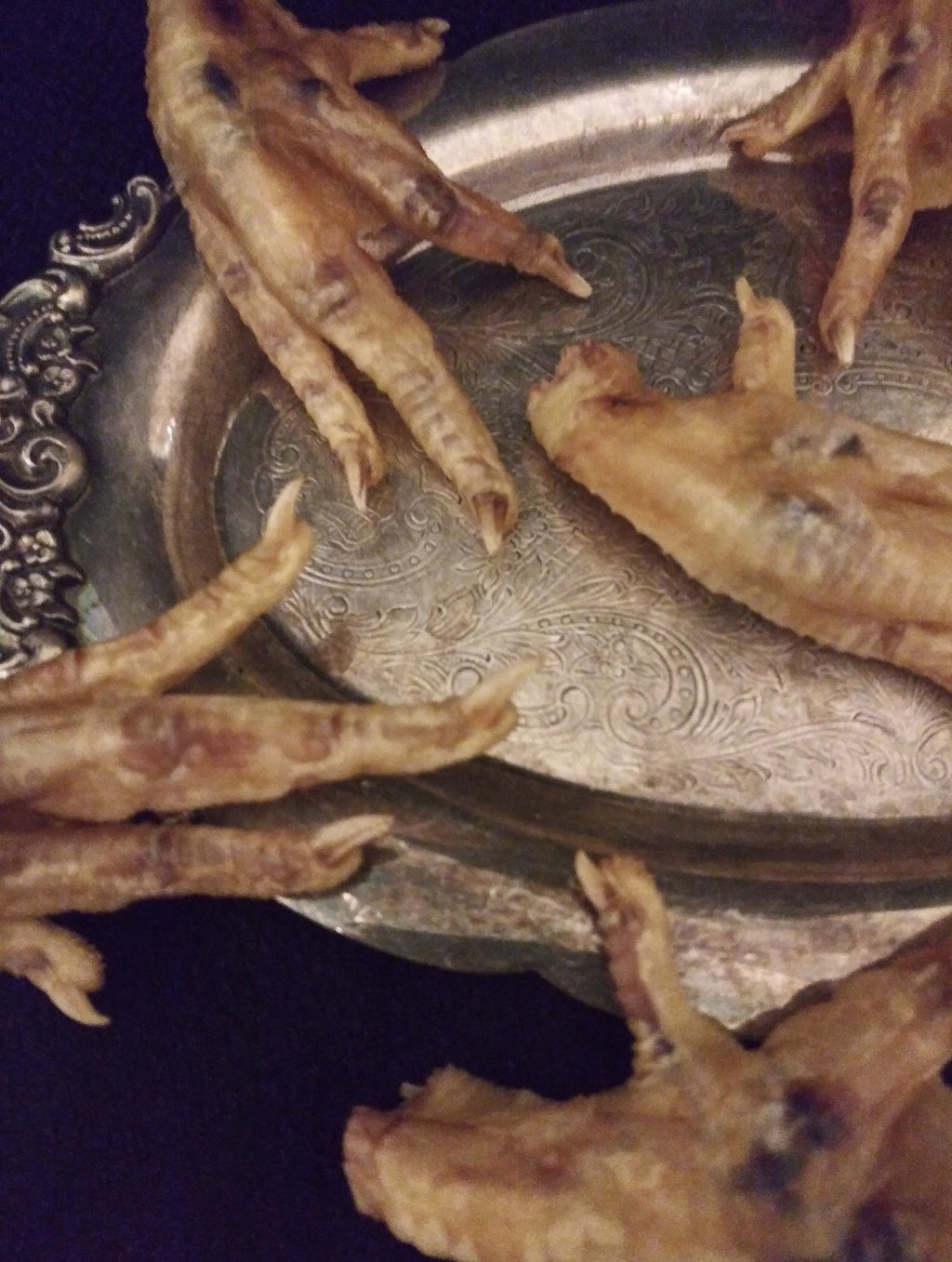 8 voodoo  hoodoo Dried Rooster Feet  Talisman