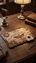 Rare vintage Ouija Board with Planchette, Divination Board, Talkin board