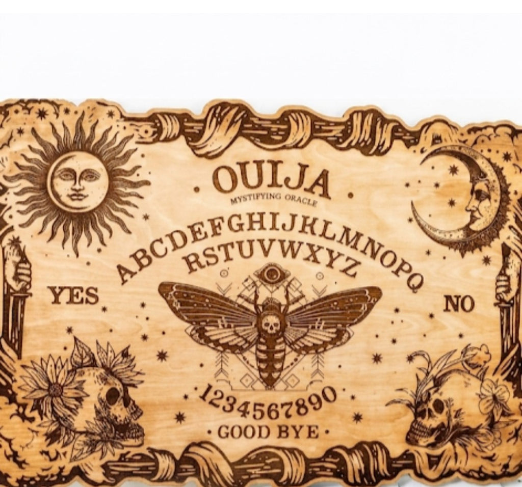 Rare vintage Ouija Board with Planchette, Divination Board, Talkin board
