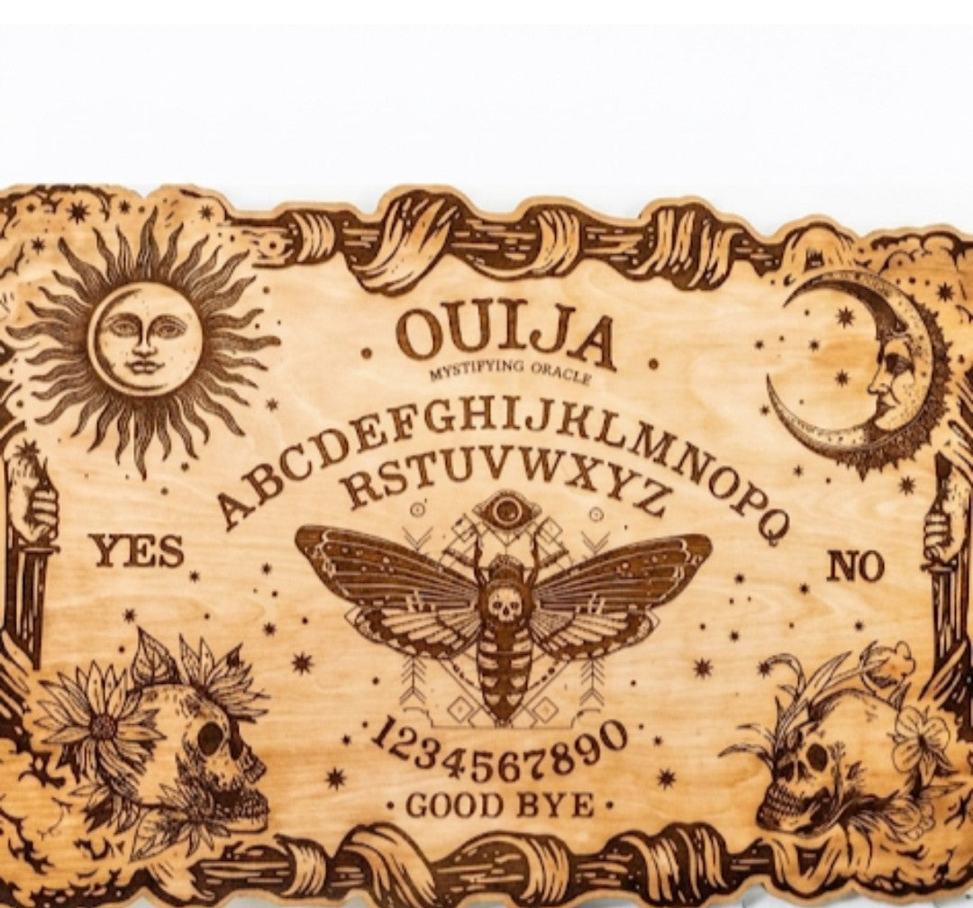 Rare vintage Ouija Board with Planchette, Divination Board, Talkin board