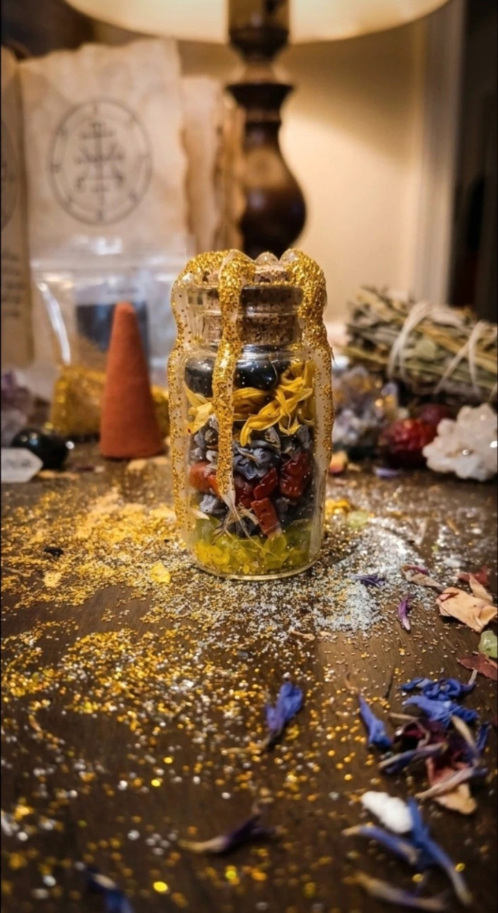 Ultimate Manifestation Kit: Wealth, Love, and Protection Candles, Spell Jar & Incense