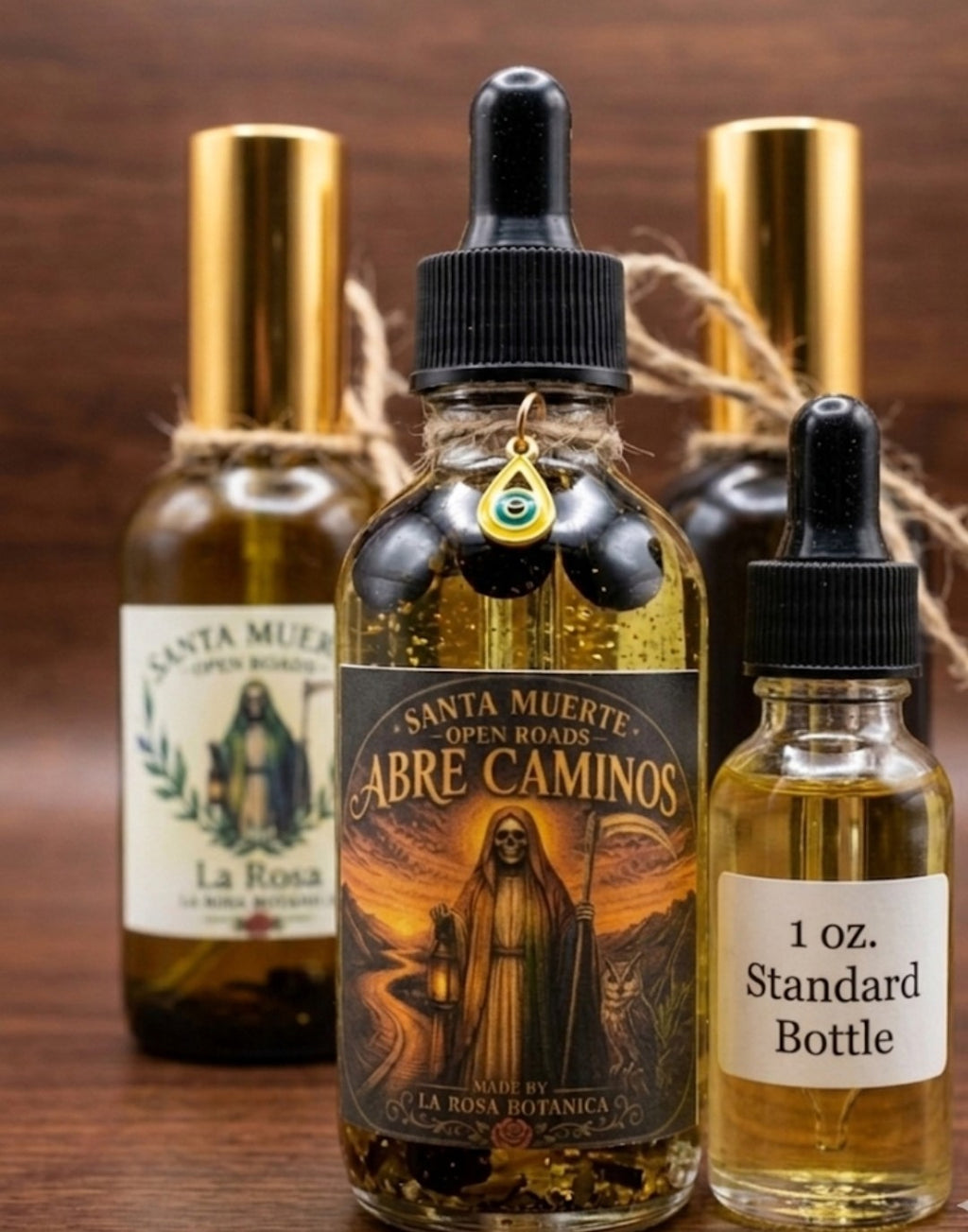 Santa Muerte Abre Camino Oil | Open Roads Spell Oil | Remove Obstacles & Attract Opportunities