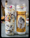 Santa Muerte La Blanca Fixed Protection Candle | Spiritual Protection | Fixed & Ritually Prepared | Santa Muerte Candle